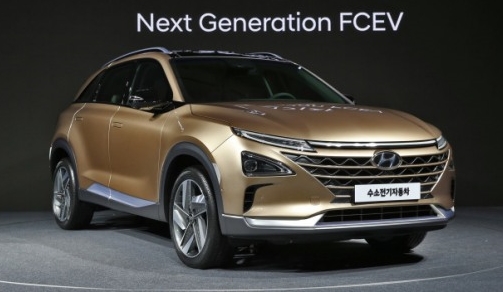 現代自動車は１７日、ソウルの「水素電気ハウス」でメディア説明会を開き、次世代水素電気車を世界で初めて公開した。（写真提供＝現代自動車）