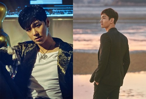 東方神起のユンホ（左）とチャンミン