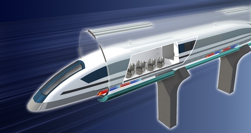 韓国鉄道技術研究院が７機関とともに開発する「ハイパーチューブ」概念図。（写真＝韓国鉄道研究院）