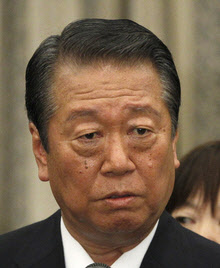 自由党の小沢一郎共同代表。