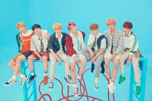 日本レコード協会から２回目のゴールド認証を取得した韓国の男性アイドルグループ、防弾少年団（ＢＴＳ）。