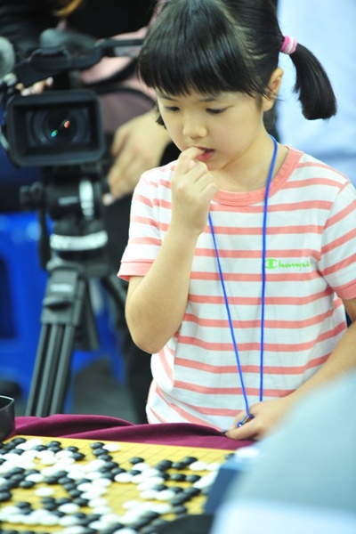 日本最年少でプロ棋士となった仲邑菫さん（写真＝韓国棋院）