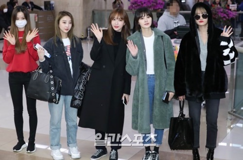 日本での「Ｖａｌｅｎｔｉｎｅ　Ｊａｐａｎ　Ｌｉｖｅ　Ｔｏｕｒ」の日程を終え金浦国際空港から帰国したＥＸＩＤ。