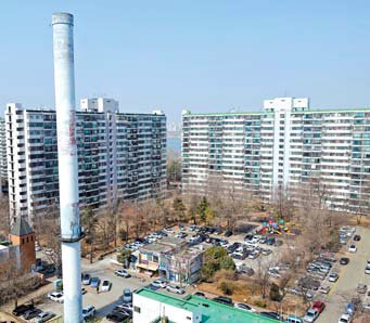 ソウル蚕室（チャムシル）住公５団地。