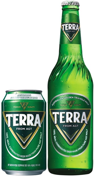 ハイト真露のラガービール「テラ」が発売１６０日で販売２億本を記録した。［写真　ハイト真露］