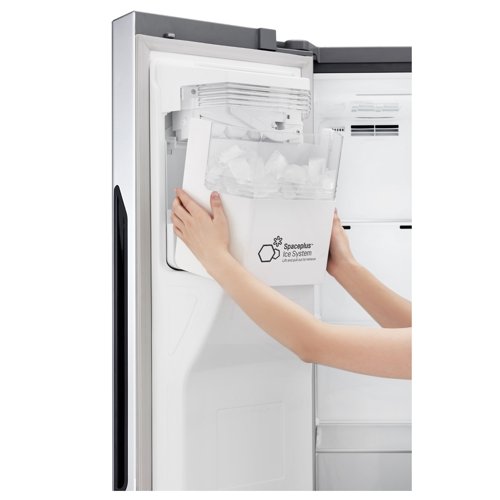 両開き型冷蔵庫ドア製氷システム［写真　ＬＧエレクトロニクス］