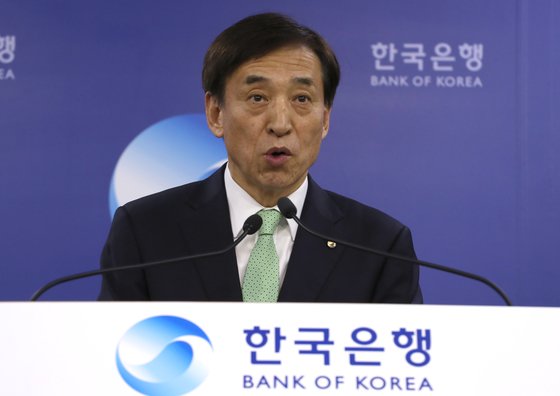 韓国銀行の李柱烈総裁［中央フォト］