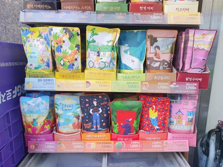 ｎｏｗ ソウル 今夏の韓国コンビニドリンクはエモいパッケージに惹かれる