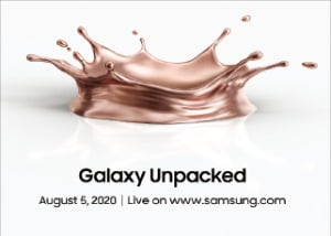 サムスン「Ｇａｌａｘｙ　ＵＮＰＡＣＫＥＤ　２０２０」招待状