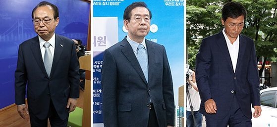 呉巨敦氏、朴元淳氏、安熙正氏。