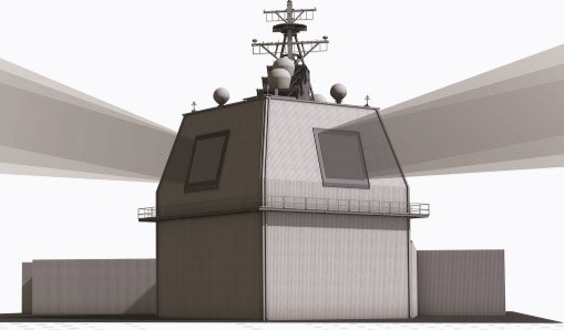 米ロッキードマーチンが開発した地上用ＳＰＹ７レーダーのイメージ。当初、日本は「イージス・アショア」にこのレーダーを活用する計画だったが、導入が白紙になり、別の活用案を模索している。［写真　ロッキードマーチン］