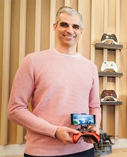 マイクロソフトのゲーミングクラウド担当コーポレートバイスプレジデントのカリーム・チョードリー氏