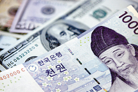 ウォン・ドル相場、１１００ウォン台割り込む…２年６カ月来のドル安水準