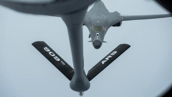 米空軍のＢ－１Ｂ戦略爆撃機　［写真＝ニューシス］