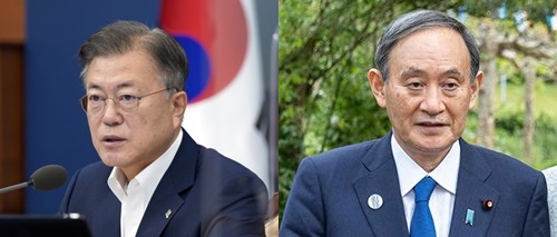 文在寅大統領、菅義偉首相