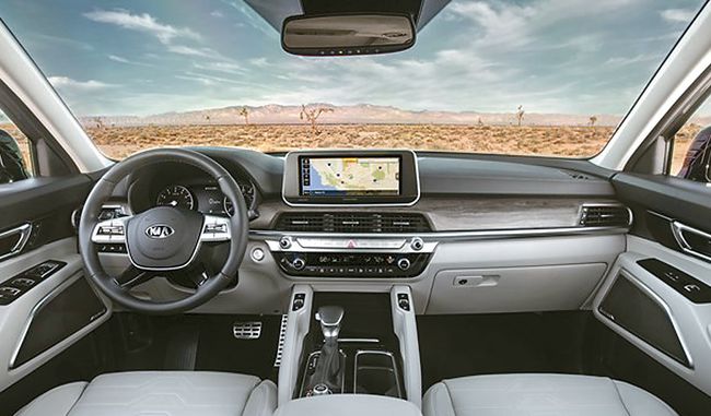 起亜テルライド内部。［写真　起亜］