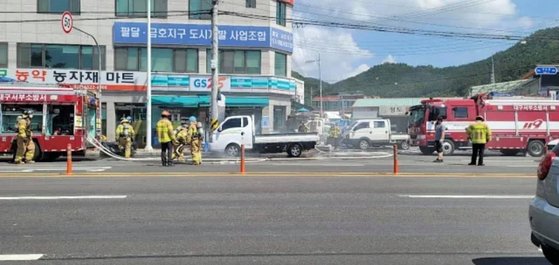 現代車の電気トラック ポーターｅｖ 走行中に火災 Joongang Ilbo 中央日報