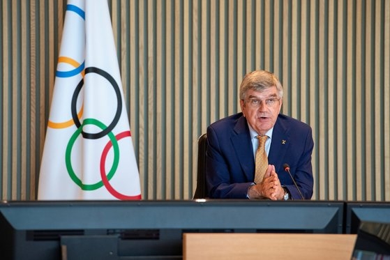 国際オリンピック委員会（ＩＯＣ）のトーマス・バッハ会長