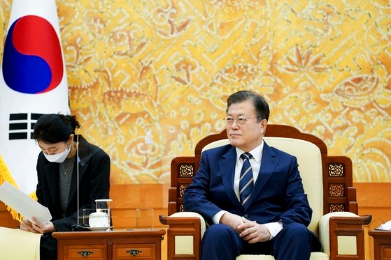 韓国の文在寅大統領。キム・ソンリョン記者