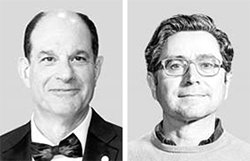 デビッド・ジュリアス氏（左）、アーデム・パタプティアン氏（右）