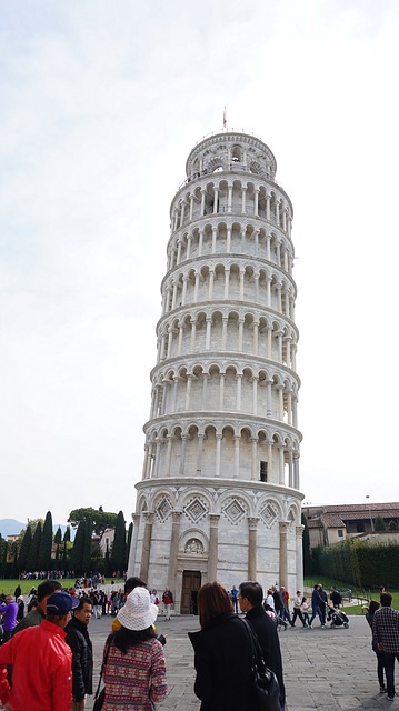 イタリアの観光名所「ピサの斜塔」。　［Ｐｉｘａｂａｙ］