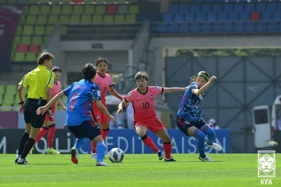 女子サッカー 韓国 韓日戦終盤で劇的引分け グループ２位で決勝ｔへ Joongang Ilbo 中央日報