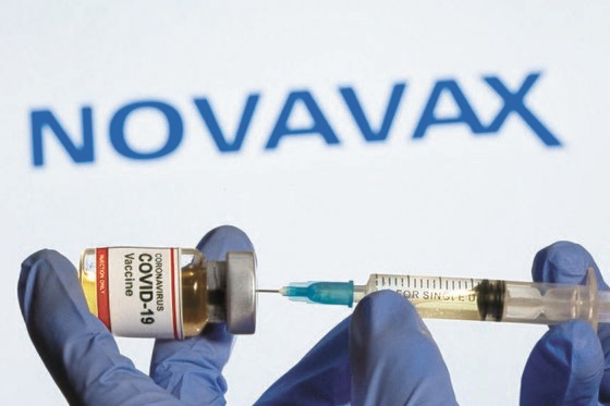 ノババックスが開発した新型コロナワクチン。ノババックスはこの日、ＳＫバイオサイエンスと委託生産契約を拡張締結した。　［中央フォト］