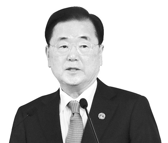 鄭義溶外交部長官。