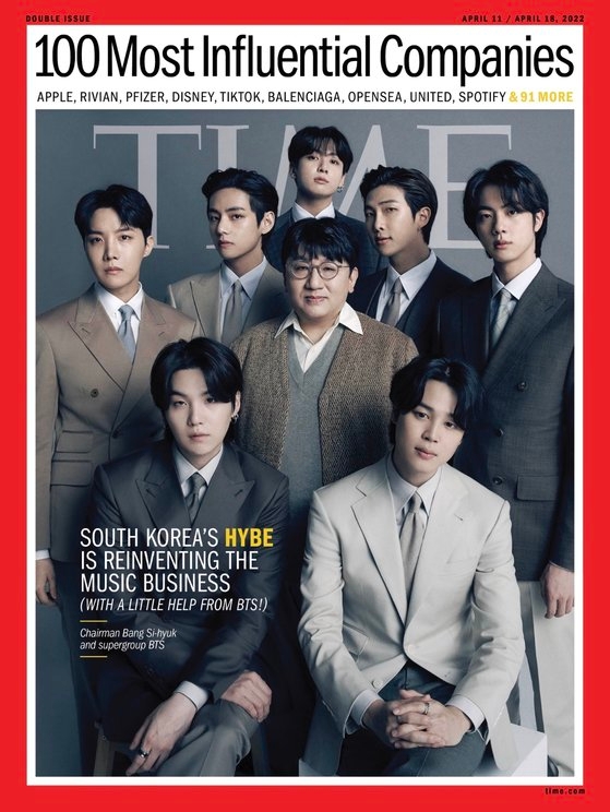 米タイム誌、ＢＴＳをまた表紙モデルに…「ポップの最強者」 | Joongang