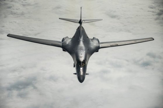 米空軍の爆撃機Ｂ－１Ｂランサー　写真＝米空軍
