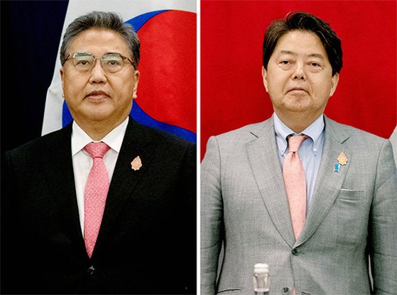 韓国の朴振（パク・チン）外交部長官、日本の林芳正外相