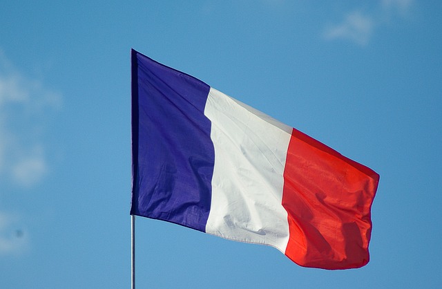フランスの国旗。［pixabay］