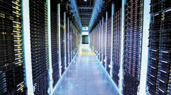 ＮＡＶＥＲ（ネイバー）春川（チュンチョン）データセンター内部のサーバー室。［写真　ＮＡＶＥＲクラウド］