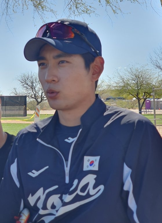 WBC韓国代表の練習場に集まった米国のスカウト | Joongang