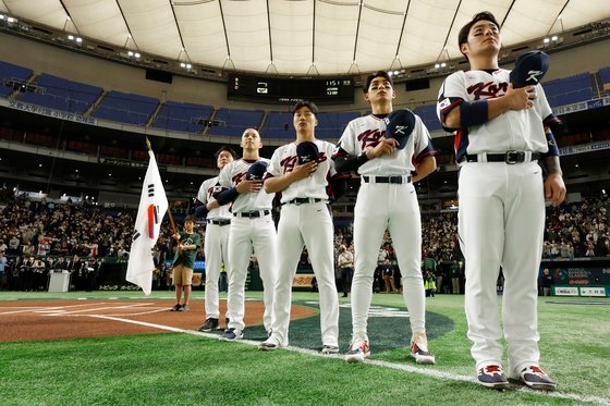 ２０２３ＷＢＣに出場した韓国野球代表　［写真　ＷＢＣ］