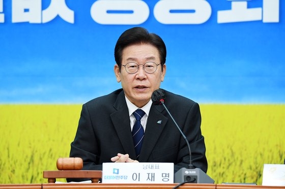 共に民主党の李在明（イ・ジェミョン）代表