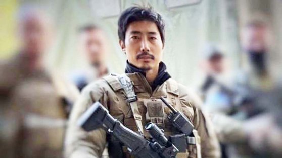 イ・グン氏。［写真　ウクライナ国際旅団　フェイスブック　キャプチャー］