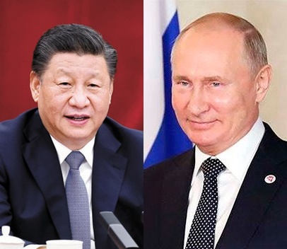 中国の習近平国家主席とプーチン大統領