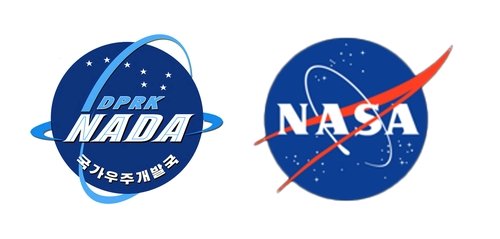 １８日、北朝鮮の金正恩（キム・ジョンウン）国務委員長が娘のキム・ジュエ氏とともに視察した国家宇宙開発局（ＮＡＤＡ、Ｎａｔｉｏｎａｌ　Ａｅｒｏｓｐａｃｅ　Ｄｅｖｅｌｏｐｍｅｎｔ　Ａｄｍｉｎｉｓｔｒａｔｉｏｎ）のロゴが米国航空宇宙局（ＮＡＳＡ、Ｎａｔｉｏｎａｌ　Ａｅｒｏｎａｕｔｉｃｓ　ａｎｄ　Ｓｐａｃｅ　Ａｄｍｉｎｉｓｔｒａｔｉｏｎ）と酷似しているとして目を引いている。