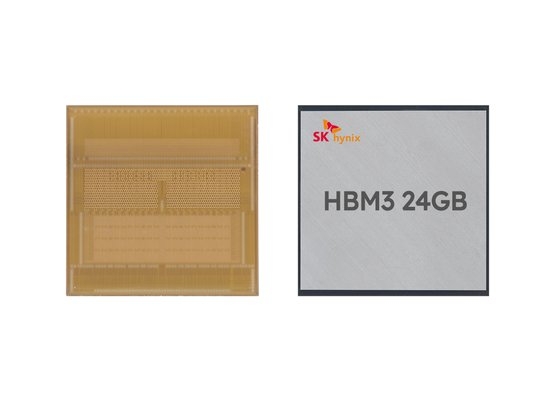ＳＫハイニックスのＨＢＭ３　２４ＧＢ［写真　ＳＫハイニックス］