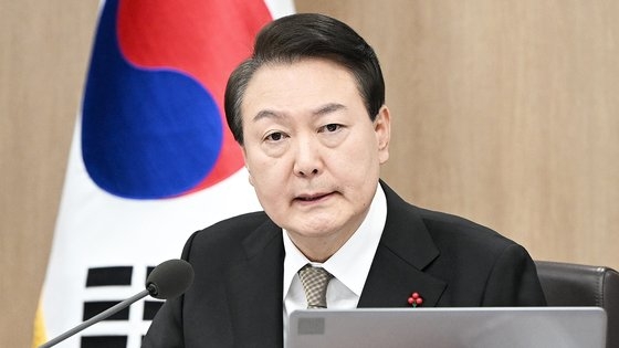 昨年１２月２７日の国務会議で尹錫悦（ユン・ソクヨル）大統領は民間団体国庫補助金監査を指示した。　写真＝大統領室