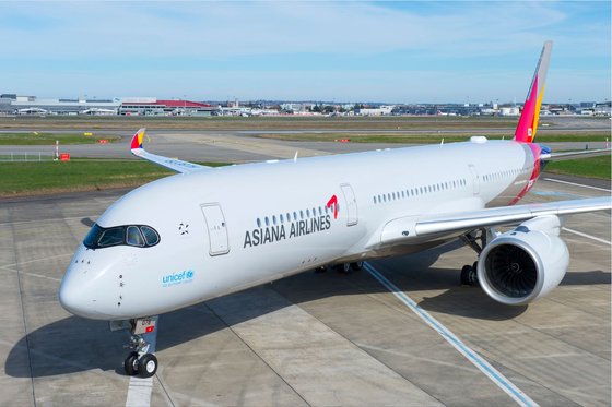 アシアナ航空機　［写真　アシアナ航空］