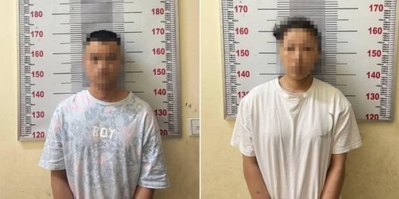 「拷問殺害容疑」で起訴された中国人夫婦。［写真　ラスメイカンプチア＝ニュース１］