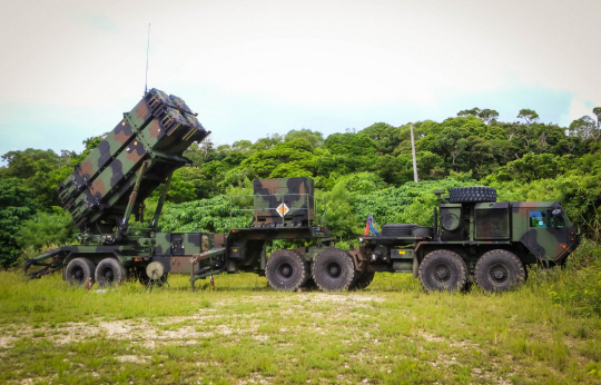 米軍のパトリオット防空システム　［米軍インド太平洋司令部ホームページ　キャプチャー］