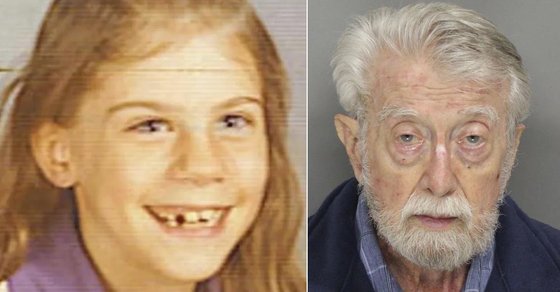 ５０年前に誘拐され殺害された８歳の少女と逮捕された容疑者。［写真　ＡＰ＝聯合ニュース］