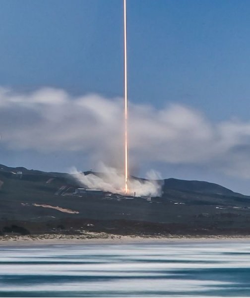 ２０１９年５月、「スペースＸ」のロケット「ファルコン９」発射当時の様子。［写真　スペースＸインスタグラム　キャプチャー］