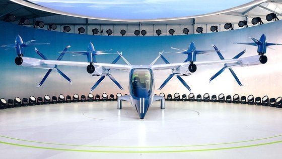 ＣＥＳ２０２４で現代自動車グループのスーパーナルが公開した次世代ＡＡＭの「ＳＡ－２」。［写真　現代自動車グループ］
