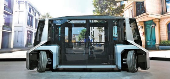 現代モービスがＣＥＳ２０２３で公開した未来ＰＢＶコンセプトモデル「エムビジョンＴＯ」。［写真　現代モービス］