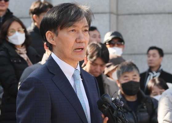 韓国野党「祖国革新党」の曺国（チョ・グク）代表