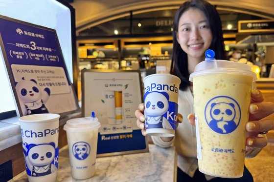 中国のバブルティーブランド「茶百道」［写真　ハンファギャラリア］
